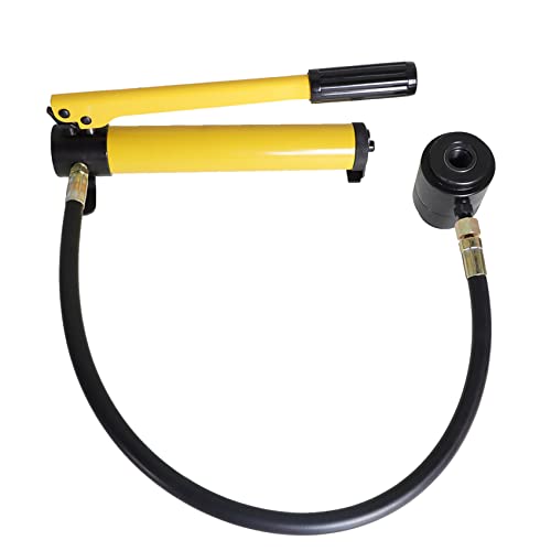 Labwork Hydraulic Tube Expander Kit 1-5/8 To 4-1/4 Size 10 T Manual Hydraulic Hose Stretcher W/4 Dies And 2 Storing Case For Copper Aluminum Tubes In Car Repairing #TOP2