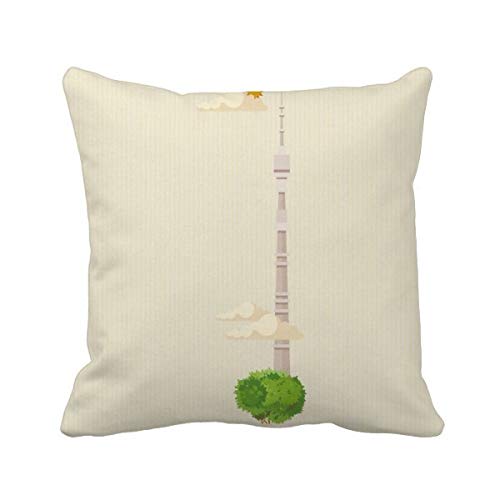 Housse de coussin Russie aux finitions soignées pour intérieur chic