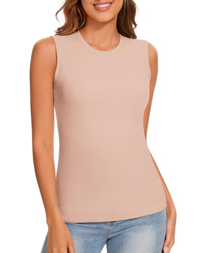 Image of Thermal Underwear Tank Top Fleece Shirt Cami Sleeveless Thermal Top Warm Undershirt Base Layer Women Cold Weather