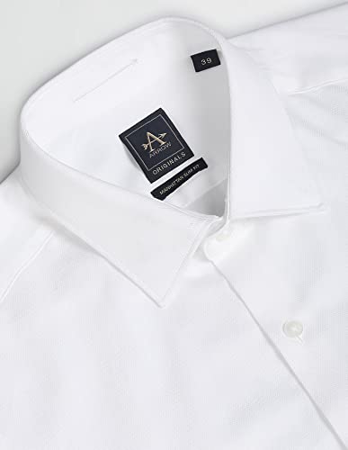 Image of Arrow Slim Fit Mens Formal Shirt - 100% Cotton, Breathable & Comfortable, Full Sleeves Shirts for Men