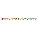 Rainbow Fun Emoji Birthday Jointed Banner - 6 Ft | Multicolor | 1 Pc