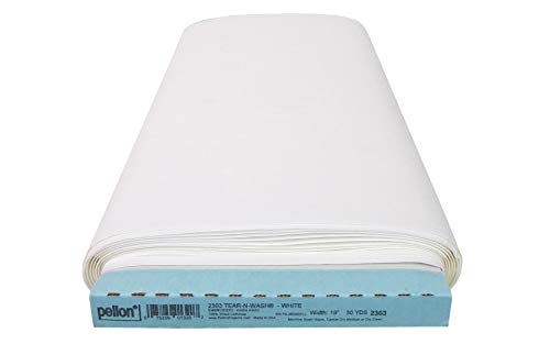 Pellon Tear-N-Wash 19\"x 30yd White