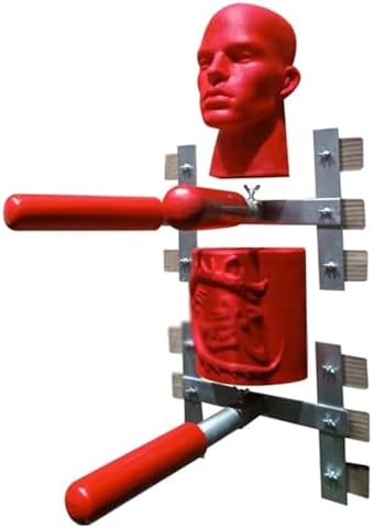 Kungfu Training Dummy, Wall Mounted Wing Chun Dummy Training Equi...