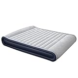 Queen Air Mattress with Built in Pump Comfortable Inflatable Mattress for Camping & Home Durable High Luxury Air Bed 2021 Upgraded Suitable for Whole Family Kids, Toddler, Elderly