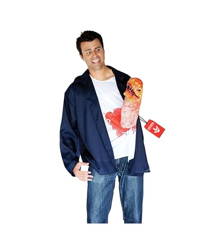 Morphsuits Alien Chest Buster Illusion Prank Adult Costume, Blue, Size Large