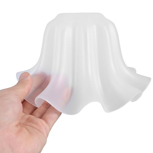 Image of Generic Hanging Flower Lampshade 7.67X7.67X4.44In Acrylic Ceiling Lamp Shade Replacement Cover for Pendant Light Fixtures Home Cafe Restaurant Decor