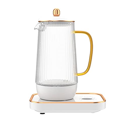 fdheSarケトル、ボイリウォーター800mlホームケトルグラスプルービポットオートマチックティーポットクッキングハインマルチクッカーとコーヒーとティーケトル用