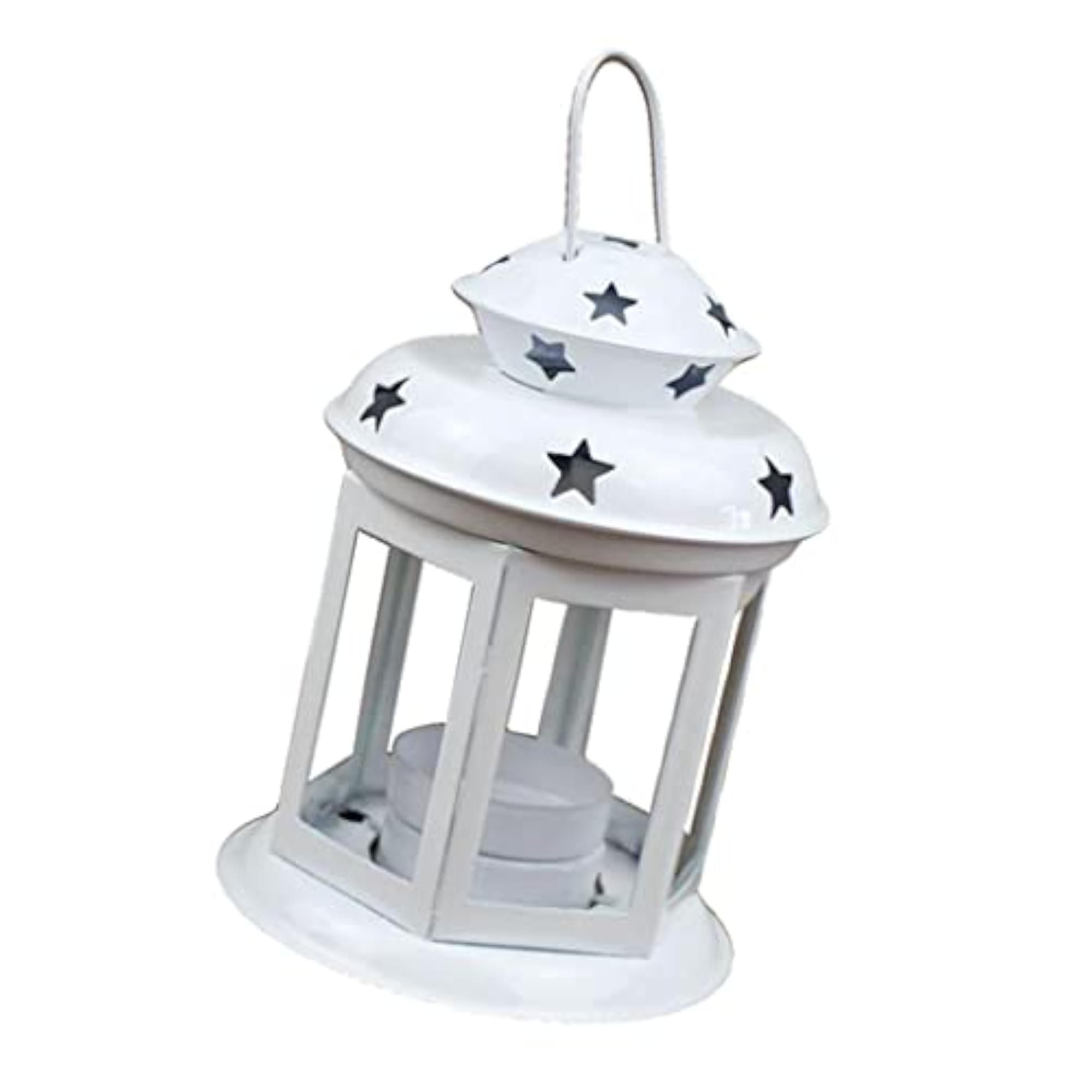 Outdoor Iron Wind-Proof Lamp Candle Holder Ornament