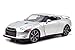 Fast & Furious '09 Nissan R35 Vehicle 1:24 Diecast By Jada Toys, Silver, Standard, 97212
