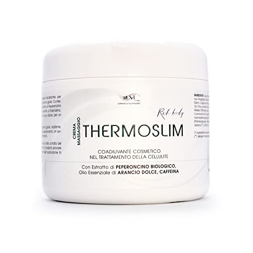 Rush Pharma - Thermoslim anti-cellulite cream 500ML - Body firming for belly, hips, abdomen and legs