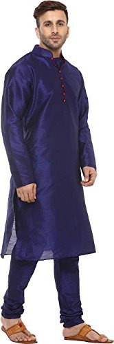 Image of Royal Kurta Men's Silk Blend Kurta Pyjama Set
