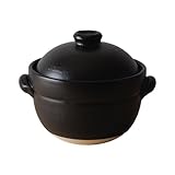 かもしか道具店 ごはん鍋 土鍋 ご飯 炊飯 二合炊き ごはんの鍋 2合 ブラック OR-060-030