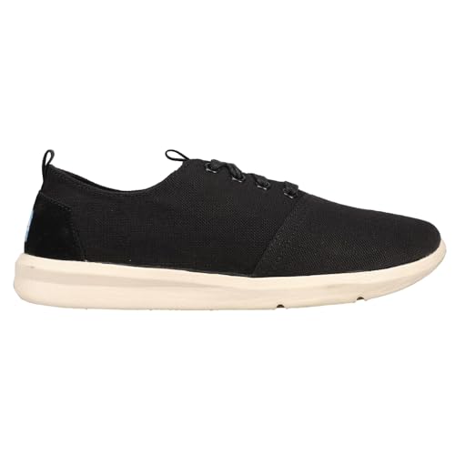 TOMS Mens Del Rey Lace Up Sneakers Shoes Casual - Black2