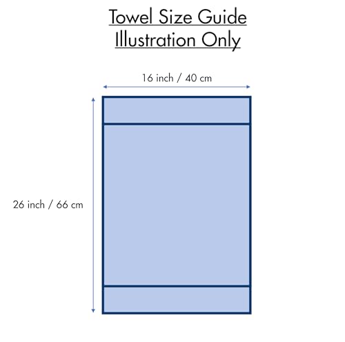 Paños de cocina de algodón grandes de 16 x 26 pulgadas con relieve absorbente 8