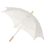 Élément décoratif photogénique : la broderie délicate de ce parasol en dentelle en fait un accessoire remarquable pour les mariages, les séances photo, les occasions spéciales cosplay ou les festivals