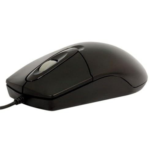 A4 Tech OP-720 Souris USB Optique 800 DPI Noir - Souris (Optique, USB, 800 DPI, Noir)