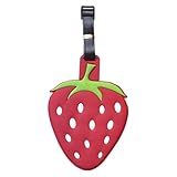 Auffälliges Flair]: Verbessern Sie den Stil Ihres Gepäcks mit diesen kreativen und interessanten Etiketten in Obstform, um sicherzustellen, dass Ihre Taschen in den einzigartigen Formen von Erdbeere, Avocado, Ananas und Banane leicht zu erkennen sind