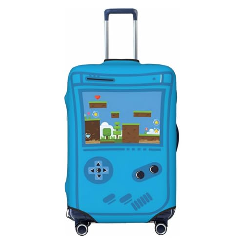 Retro Game Consoles Travel Luggage Cover Fits 18-32 Inch Luggage, Elastic Suitcase Cover Protector with Concealed Zipper for Wheeled Suitcase Tsa Approved
