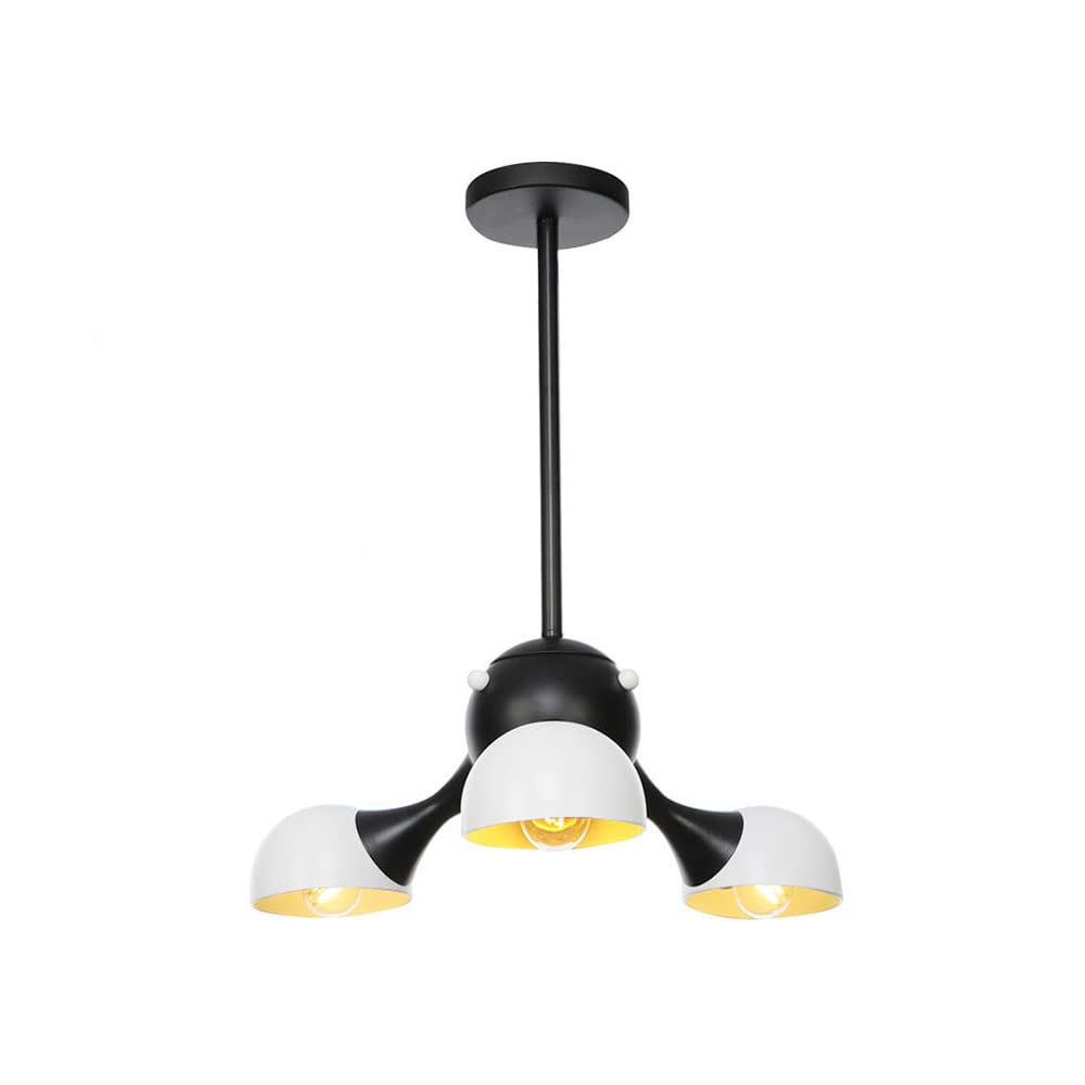 FYZDLAOR Hardwired Wrought Iron Pendant Light,for Living Room Bedroom Cafe Teahouse Bar Dining Room Club（E27）
