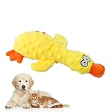 Dog Calming Duck, 2025 New Durable Calming Duck Toy for Dogs, Quack-Quack Dog Chew Toys Yellow Stuffed Ducks Emotional Support Plush for Dogs