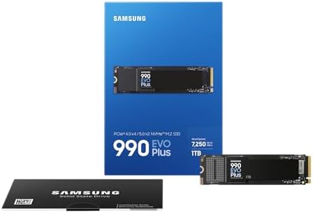 Samsung Dahili SSD 990 Evo Plus NVMe M.2 PCIe 4.0 x 4/5.0x2, 1 TB, 7150MB/s'ye kadar Okuma Hızı, Akıllı Turbo Write 2.0, Oyun ve Çalışma için Mükemmel, MZ-V9S1T0BW - Görsel 6