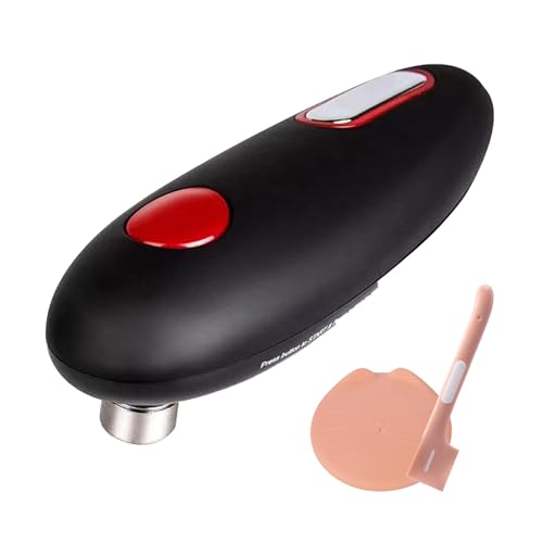 HAZARA Electric Can Opener, Electric One Touch Button Electric Can Opener for Seniors, Suitable for Opening Cans of Various Sizes Space Saver Electric Can Opener