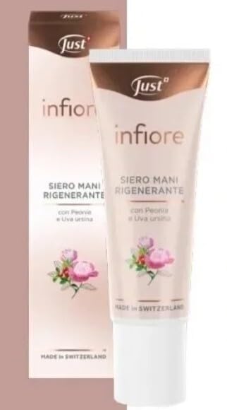 Just Siero Mani Infiore Crema Rigenerante per le Mani 30 ML