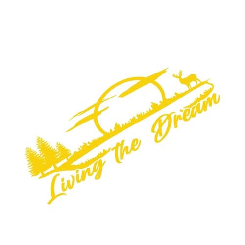 Film Vinyle de Réglage Graphique Auto SUV Autocollant Extérieur Jaune Brillant