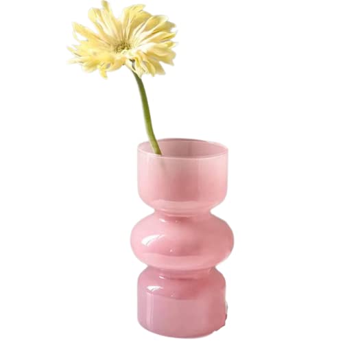 Spring decor Pink Flower Aesthetic Vase Pink Room Decor