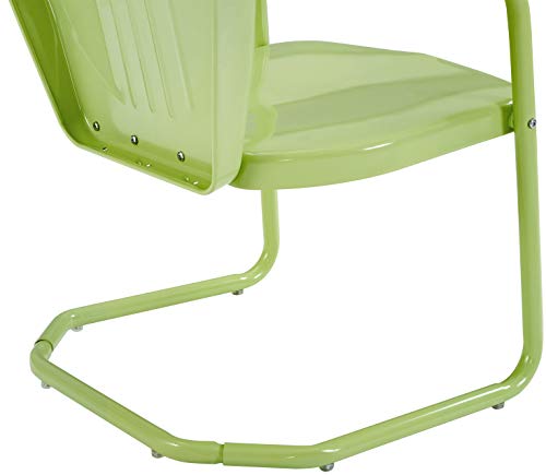 Crosley Furniture CO1001A-KL Griffith Outdoor Chair, Retro Metal Patio Chairs thumb #13