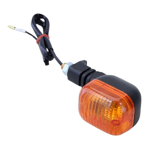 Universal Blinker mit E Nummer (Glas Orange) vorne-links/hinten-rechst, kompatibel mit Yamaha FZR, XT, FJ, XJ, TDR, TDM, RD, DT, Honda CB Hornet,Suzuki DR, GS, GSF, RGV, BMW F 650