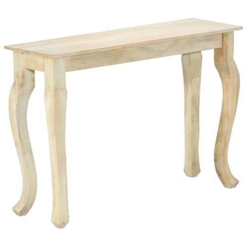 Table console en bois massif contre le manque de place, solution laquée pour entrée étroite - 8