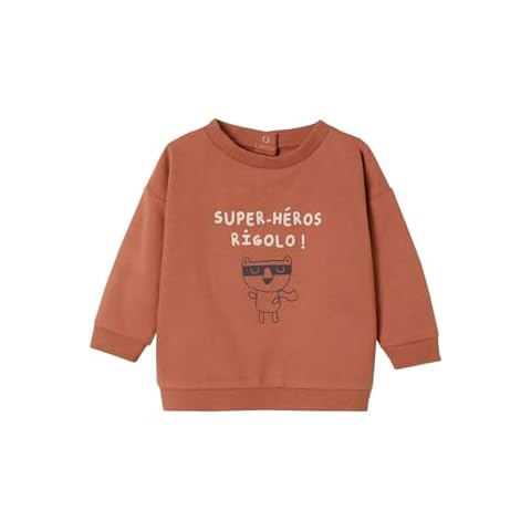 Sweat bébé VERTBAUDET Noix de pécan Cover