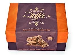 English Toffee Candy - Gourmet Chocolate Almond - 8oz - by Nashville Toffee Company (Dark Chocolate, 1 2 lb)