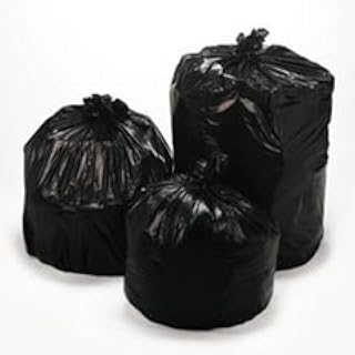 Linear Low Density Can Liners, 38 x 58, Black