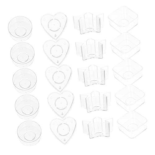 Beatifufu DIY Candle Making Kit 20 Wicks Small Candle Jars Jewelry Beads Art Craft Project