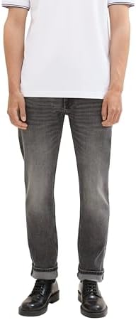 TOM TAILOR Denim Herren Piers Slim Jeans,10219 - Used mid Stone Grey Denim, 30/30