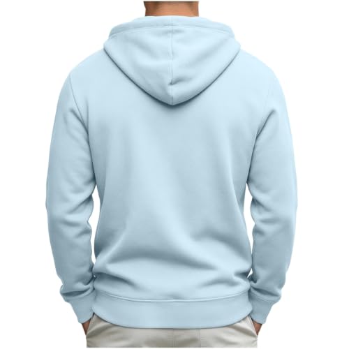 Winter Hoodie for Men Quarter Zip Long Sleeve Fleece Sweatshirt with Pocket - image 5