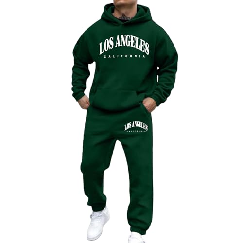 Sweat à capuche homme imprimé lettre coupe ample et tenue confortable d'hiver