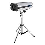 350W Stage Spotlight with Tripod, Manual Control Follow Spot Light, Multi-Color DJ Wash Light with Adjustable Aperture & Zoom for Wedding, Disco, Stage Shows, Concerts, Parties