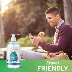 10 x 500ml Hand Sanitiser 75% Alcohol Gel Anti Bacteria Viral Eliminating Formula Gel Alcohol Anti Bacterial Formula Pack Of 10 - 4