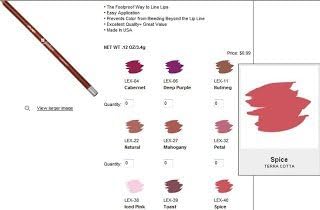 Jordana Lipliner 7" Pencil Spice - .046 oz / 1.3 g (4 pack)