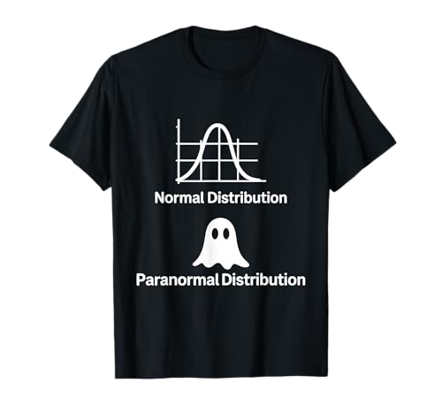 Math Teacher Normal vs Paranormal Distribution Halloween T-Shirt