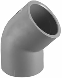 Charlotte Pipe PVC 08309 2000HA 2 in. PVC Schedule 80 45 Degree Slip x Slip Elbow