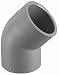 Charlotte Pipe PVC 08309 2000HA 2 in. PVC Schedule 80 45 Degree Slip x Slip Elbow