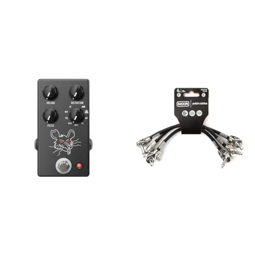 JHS Pedals Packrat Distortion Bundle with MXR Patch Cable 3 Pack 6 in|15 cm (3PDCP06)