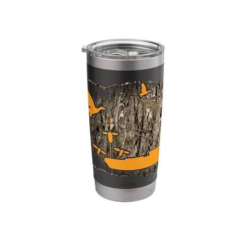 Minimalist Kayak Duck Waterfowl Camouflage Tumbler