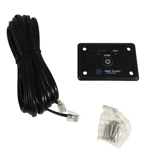 Control remoto Aims Power REMOTEHF interruptor para inversor de corriente de montaje empotrado
