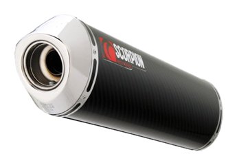 Scorpion TR60CEO Carbon Fibre Oval Exhaust for Triumph - Pair