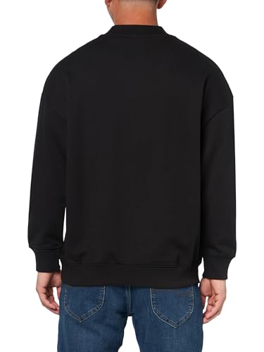 HUGO Men's Outline Logo Crewneck Sweatshirt2